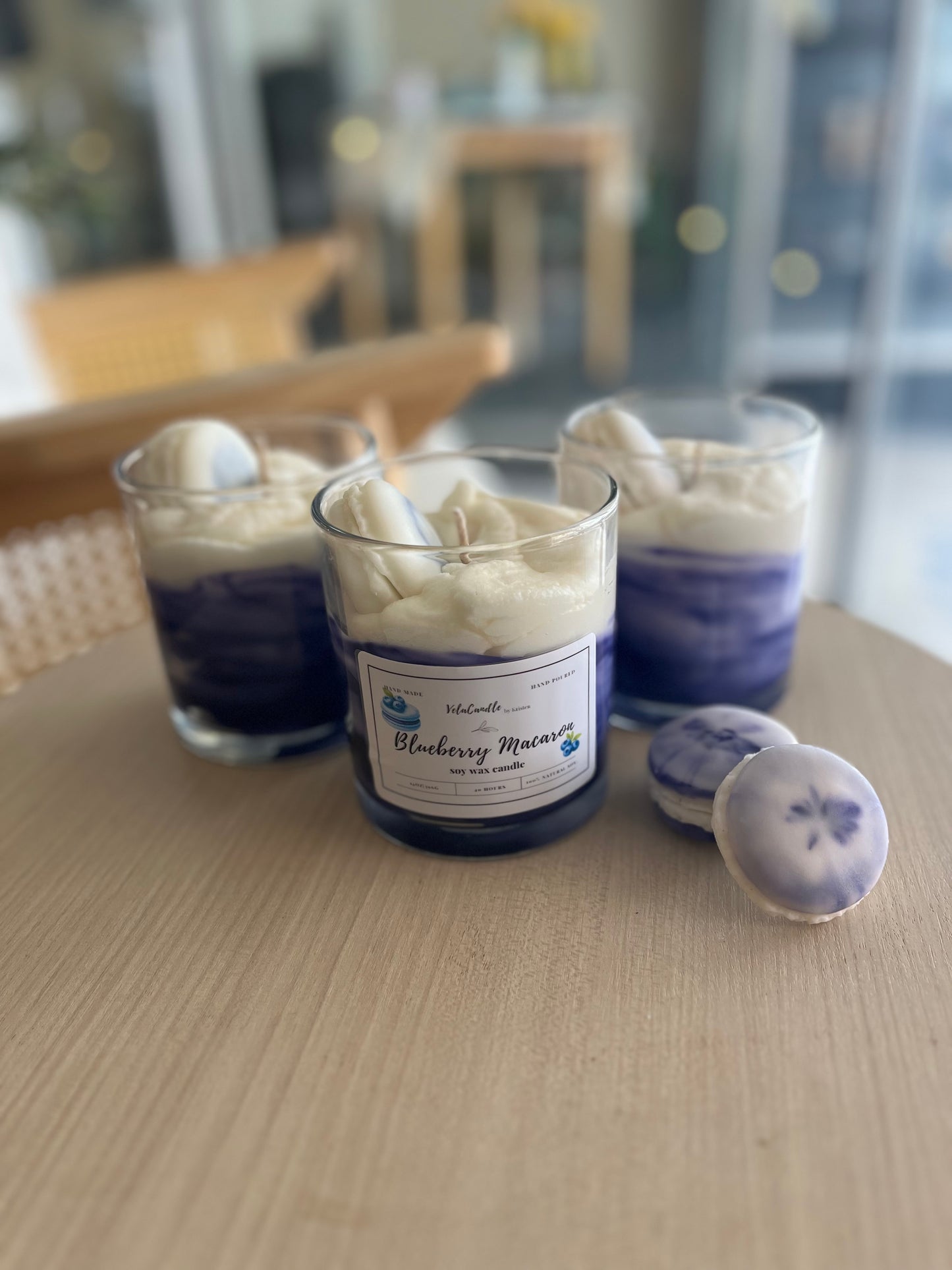 Blueberry Macaron