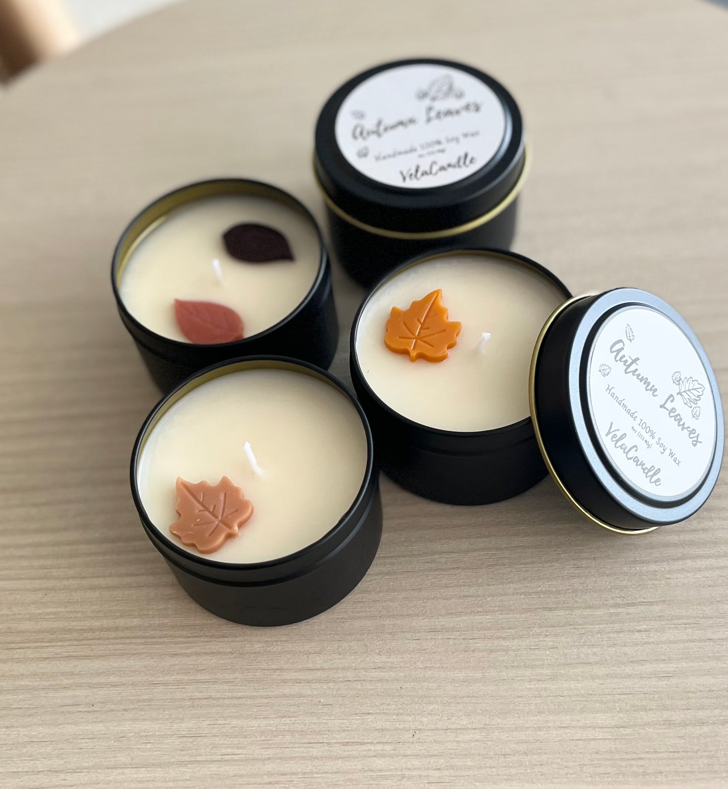 Fall scented tins (small candles)