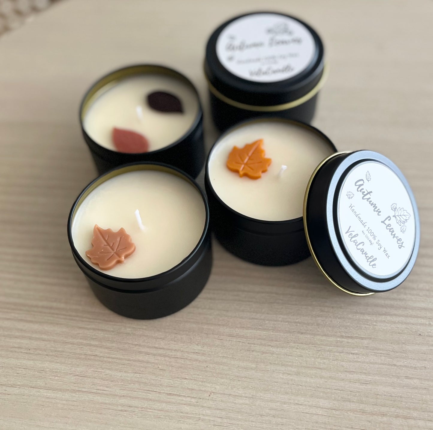 Fall scented tins (small candles)