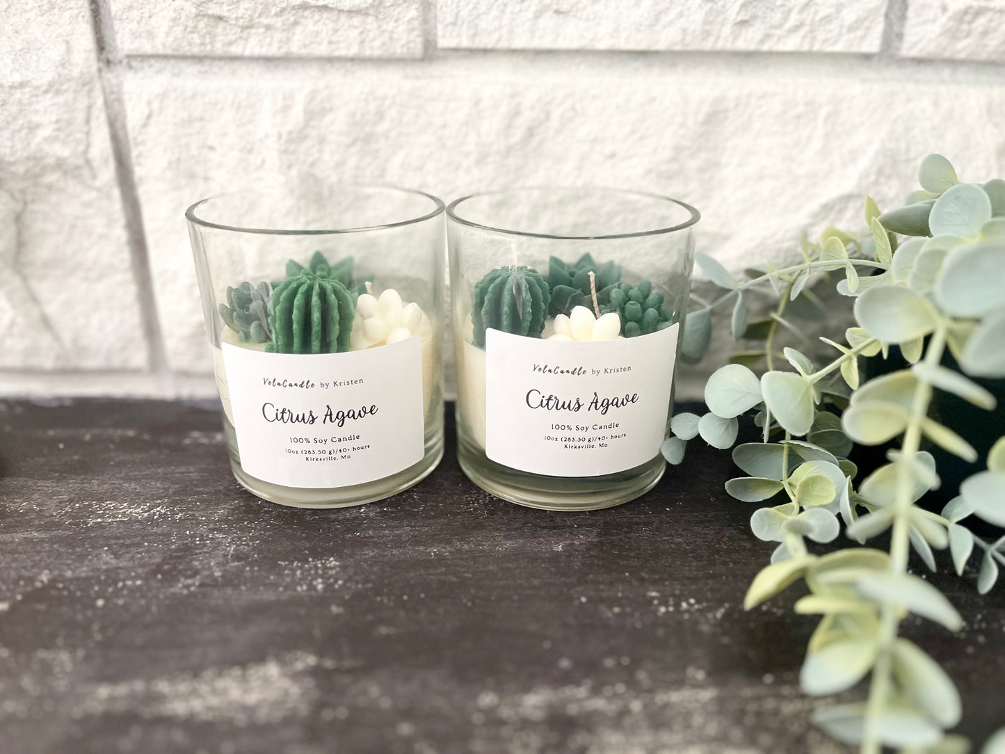 Beautiful Succulent Candles