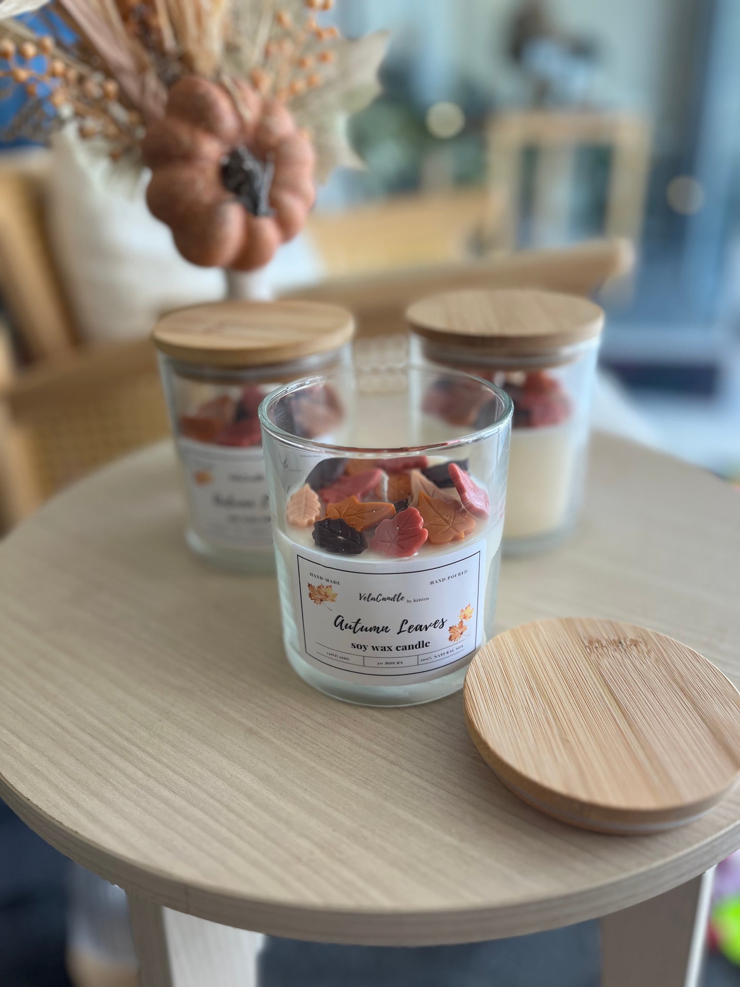 Autumn Leaves Candle