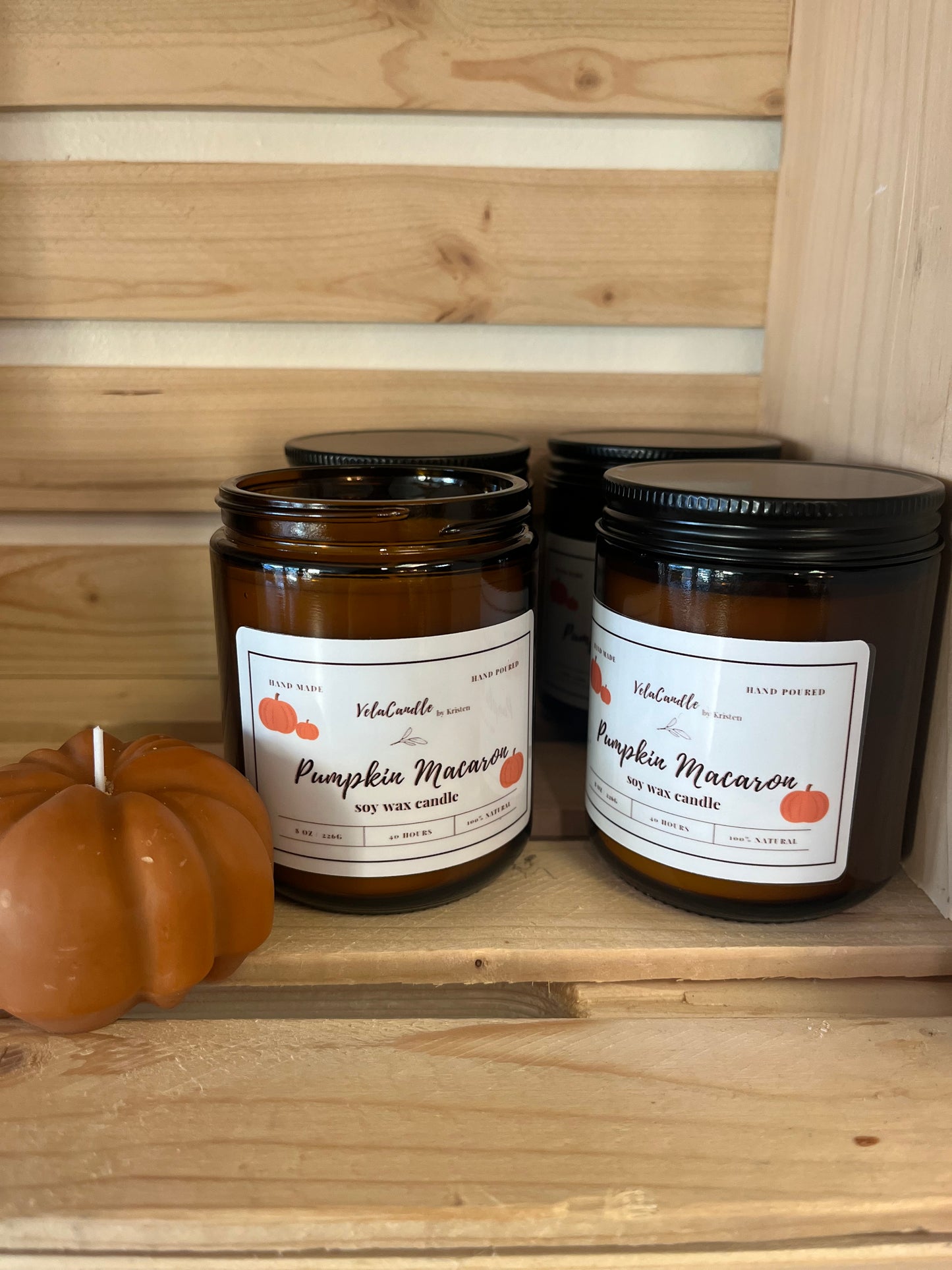 Seasonal Amber Jar Candles