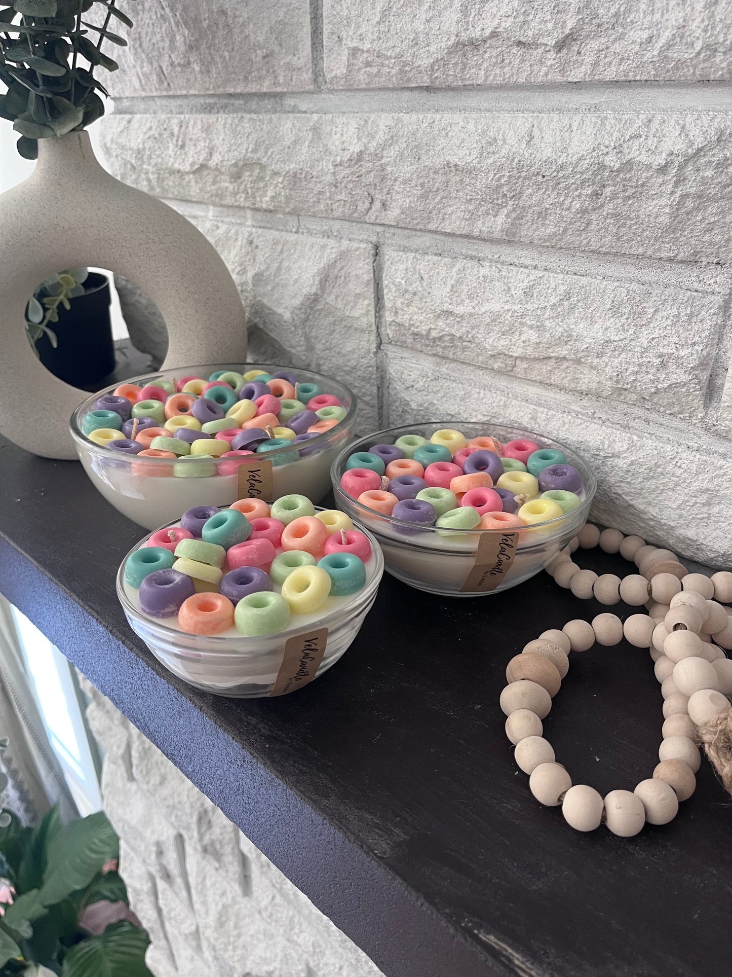 Fruit loops candle