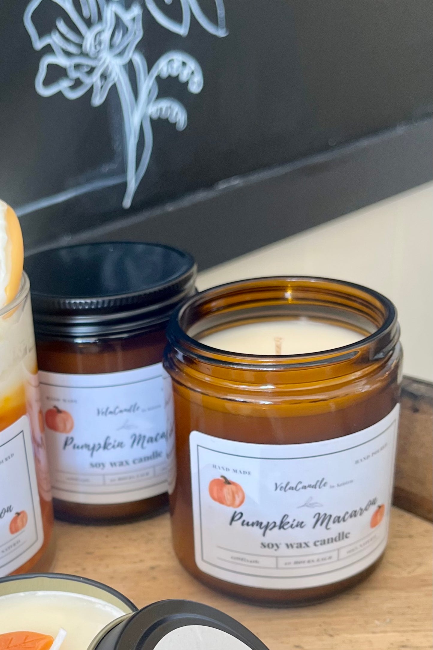 Seasonal Amber Jar Candles