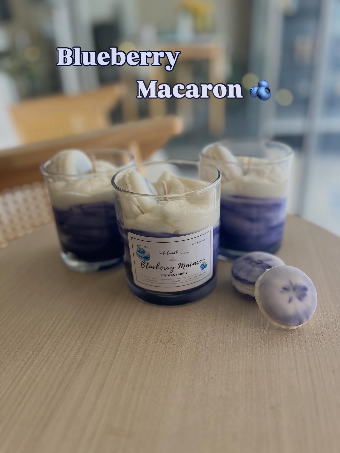 Blueberry Macaron