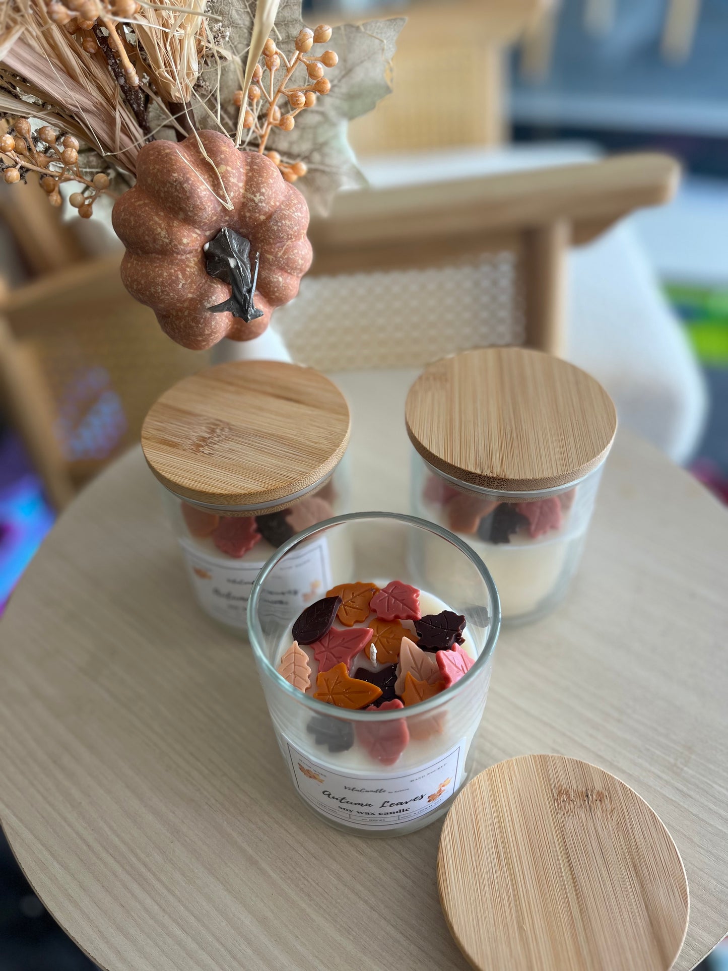 Autumn Leaves Candle