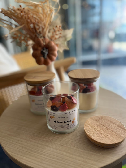 Autumn Leaves Candle