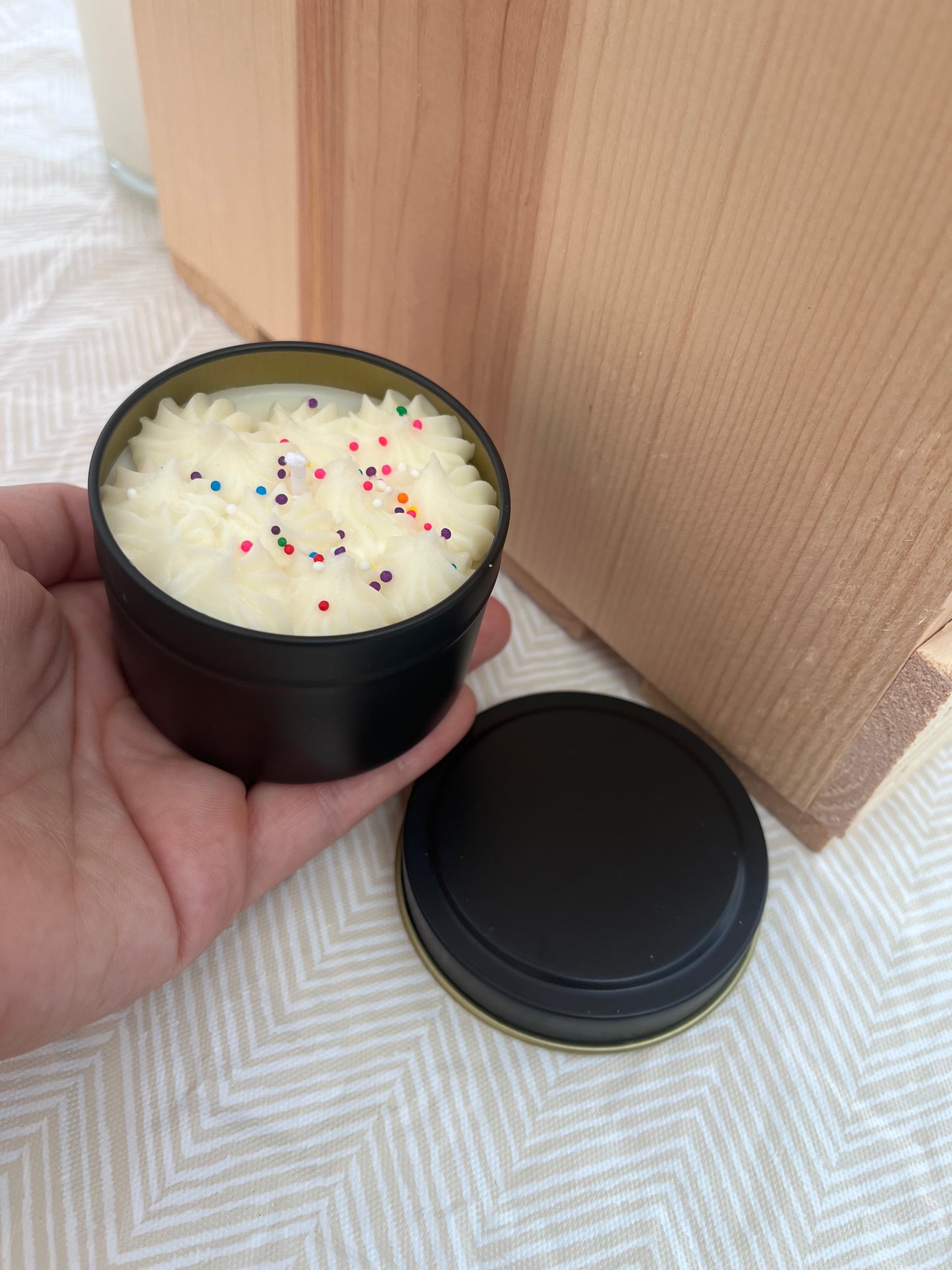 Mini birthday cake candle