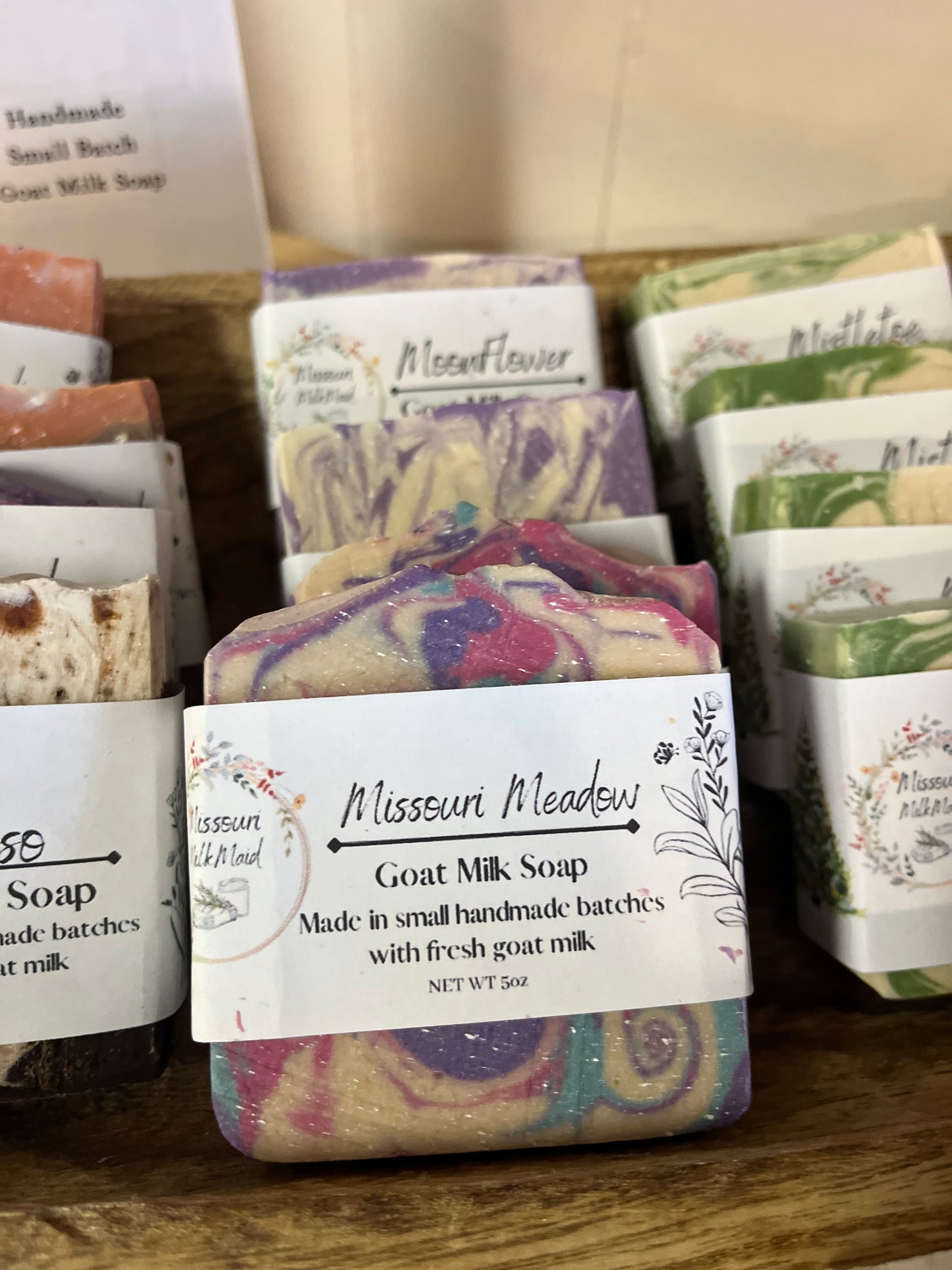 Goat Soap Bars made by Missouri MilkMaid!