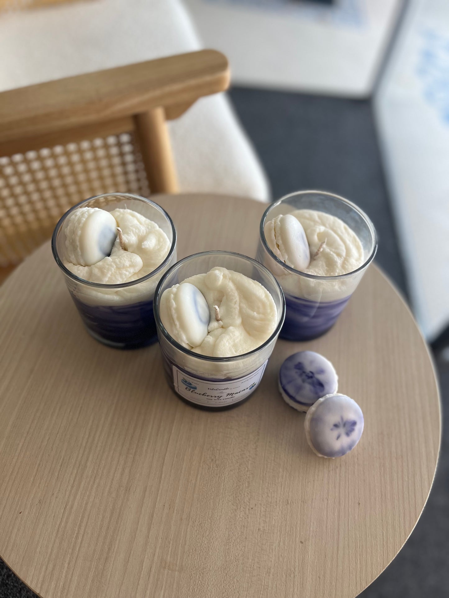 Blueberry Macaron